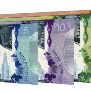 Canadian Dollar banknotes