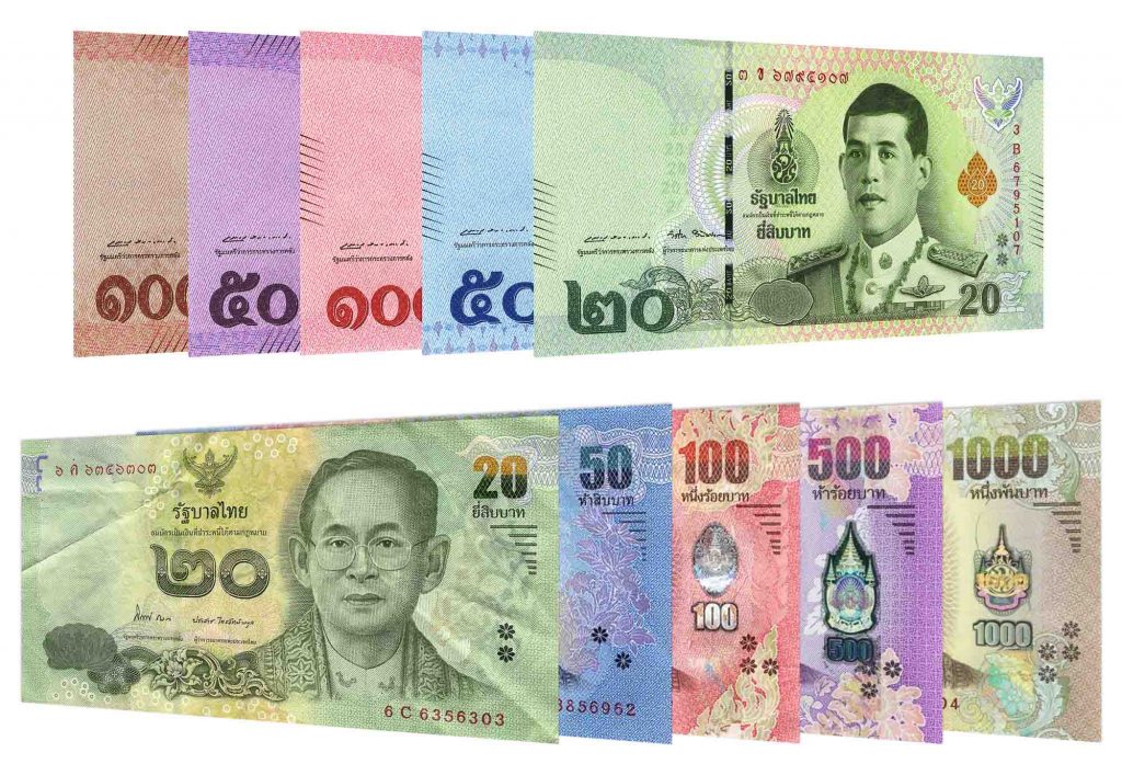 Thai Baht banknotes