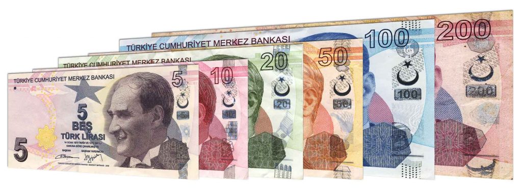 Turkish Lira banknotes