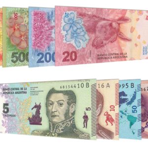 Argentine Peso banknotes