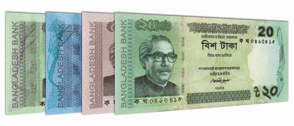 Bangladeshi Taka banknotes