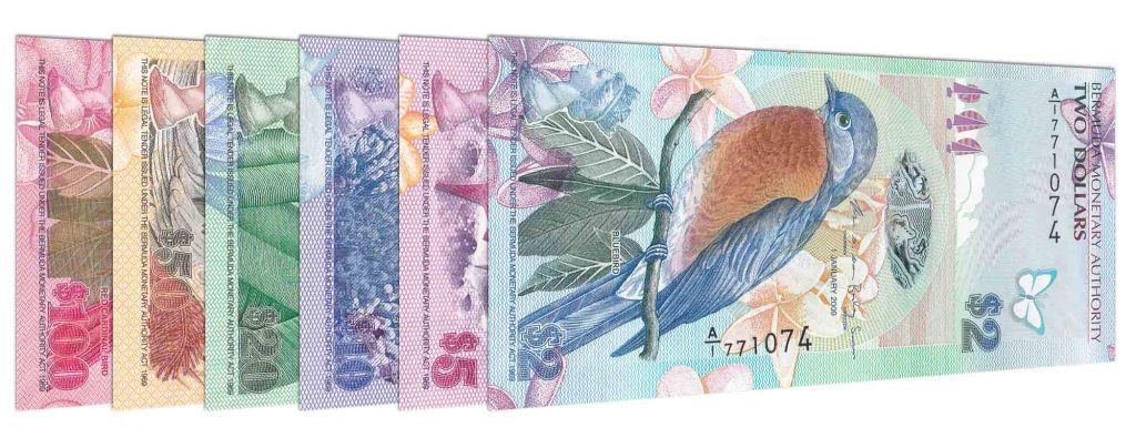 Bermudian Dollar banknotes