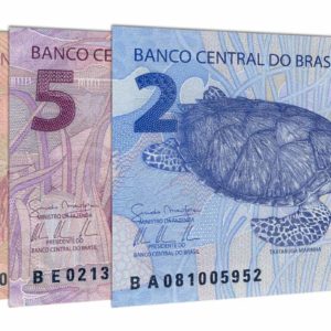 Brazilian Reais banknotes