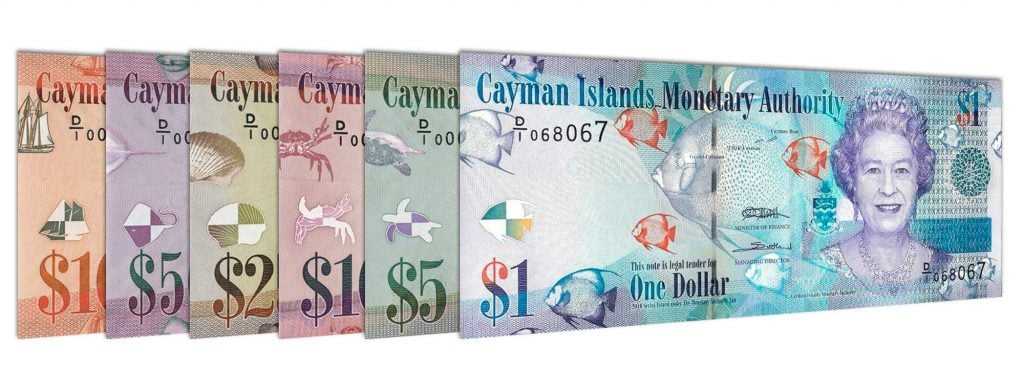 Cayman Islands Dollar banknotes