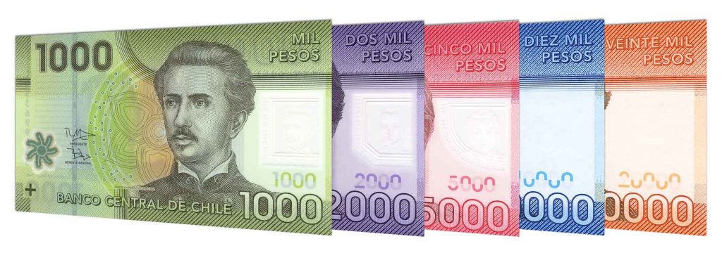 Chilean Peso banknotes