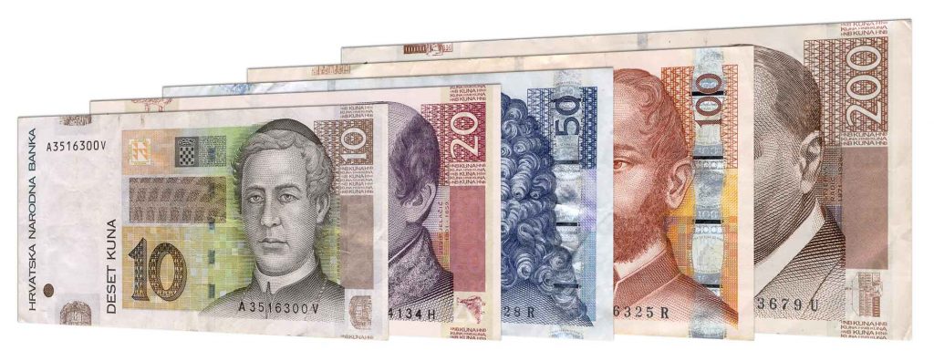 Croatian Kuna banknotes