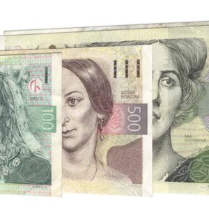 Czech Koruna banknotes