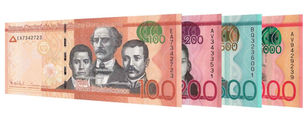 Dominican Peso banknotes
