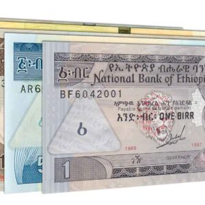 Ethiopian Birr banknotes