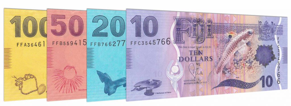 Fijian Dollar banknotes