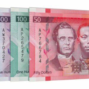 Current Jamaican Dollar banknote series