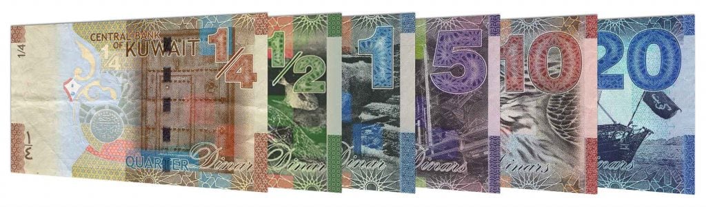 Kuwaiti Dinar banknotes