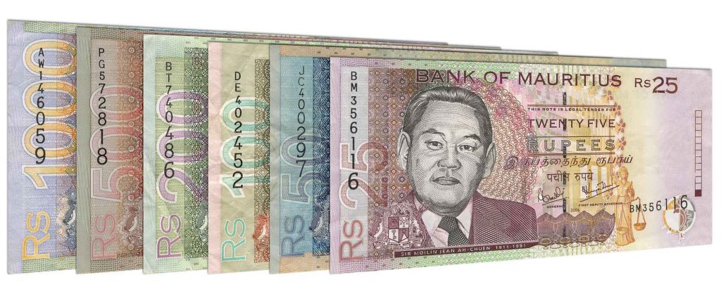 Mauritian Rupee banknotes