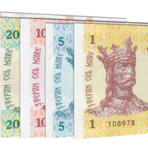 Moldovan Lei banknotes