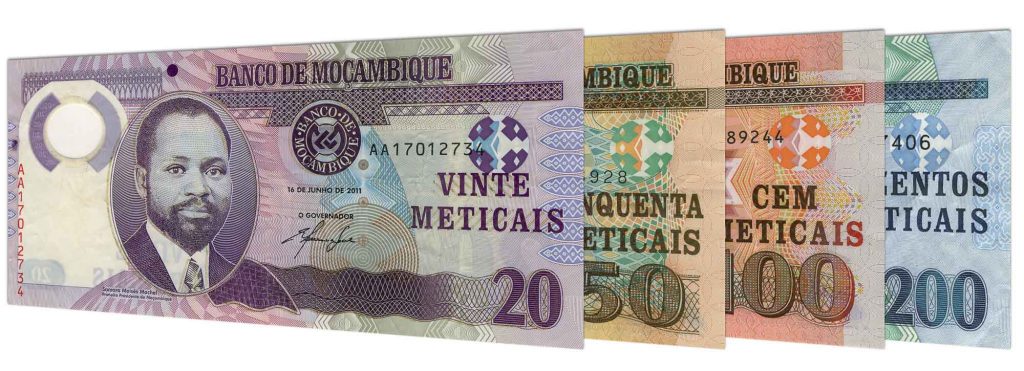 Mozambican Metical banknotes