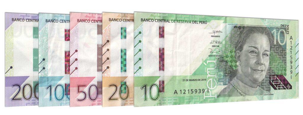 Current Peruvian soles banknote series
