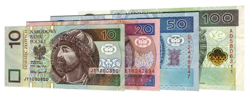 Polish Zloty banknotes