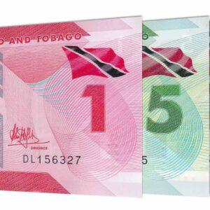 Current Trinidad and Tobago dollar banknotes