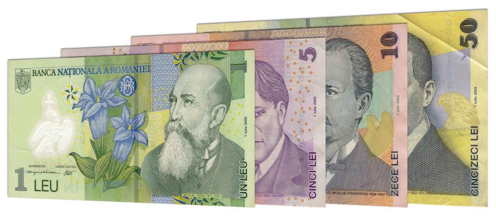 Romanian Lei banknotes