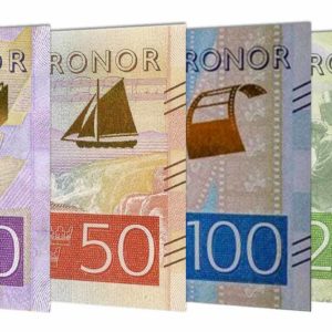 Swedish Krona banknotes