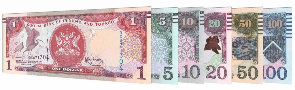 Trinidad and Tobago dollar banknotes
