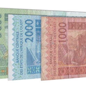West African CFA franc banknotes