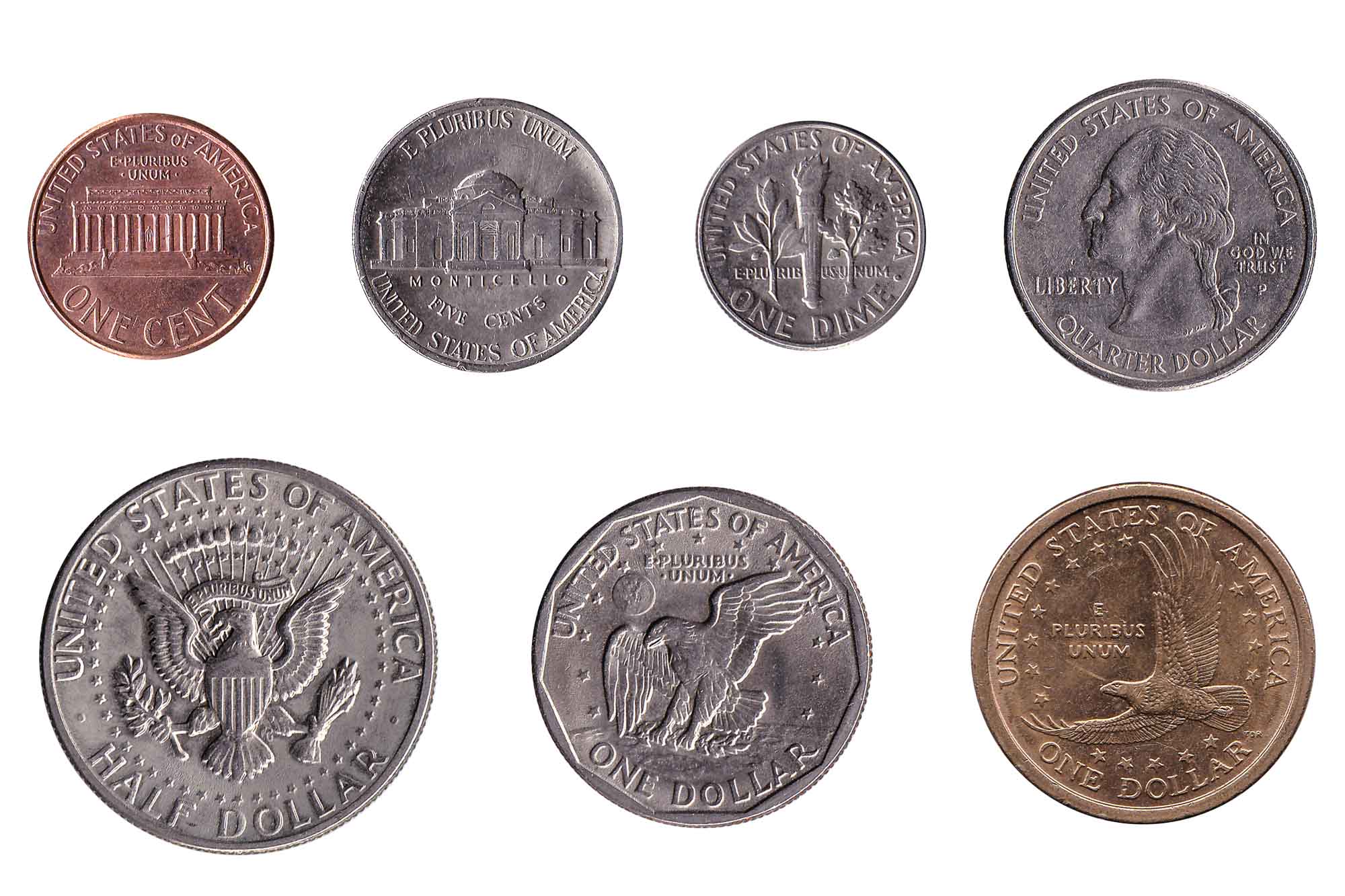 US dollar coins