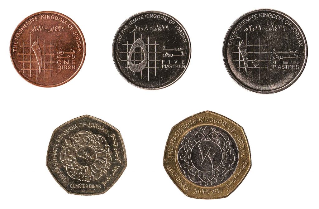 jordanian dinar coins