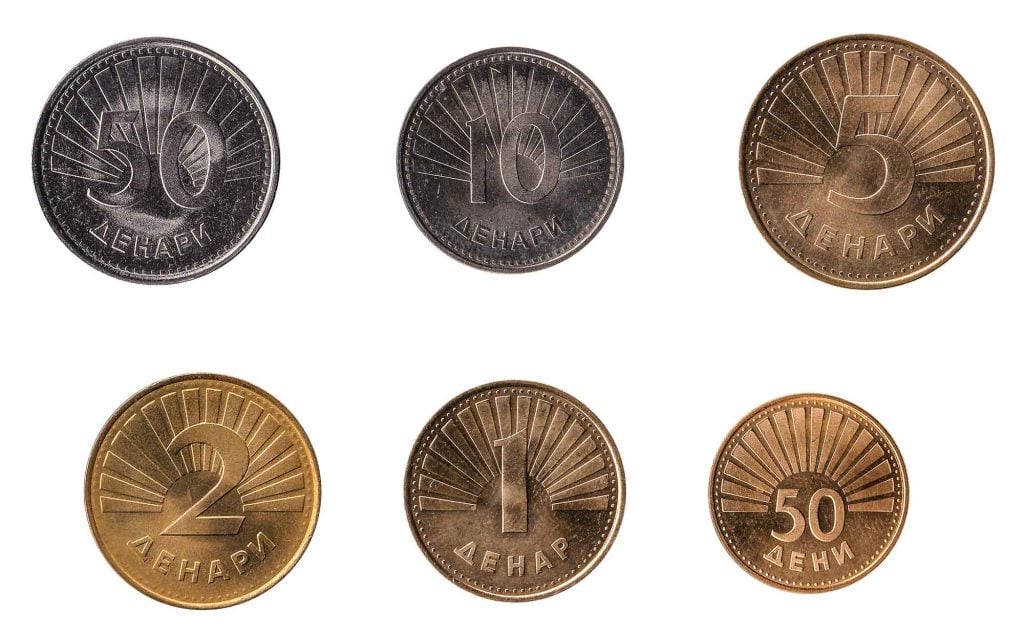 macedonian denar coins