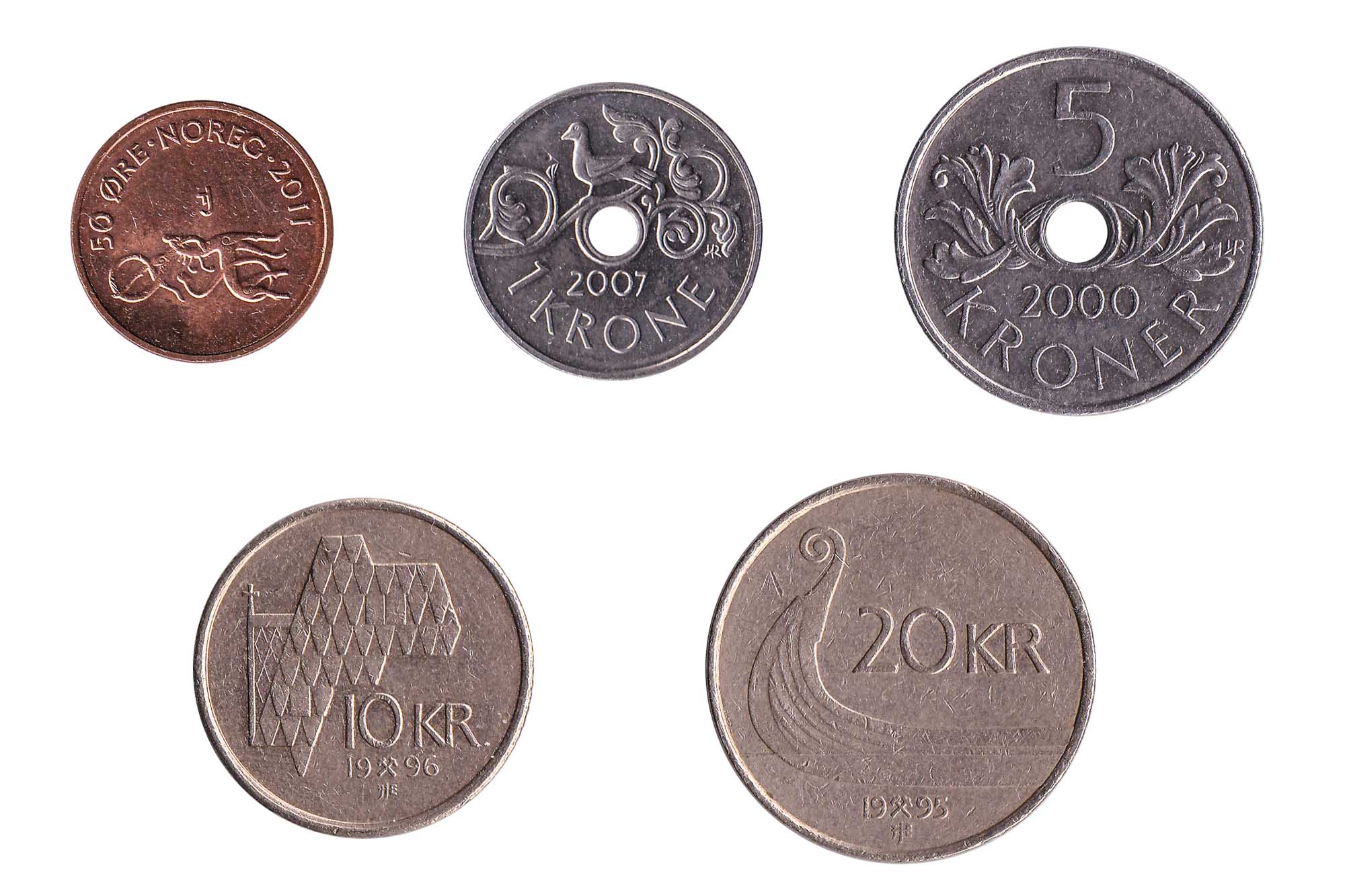 norwegian kroner coins