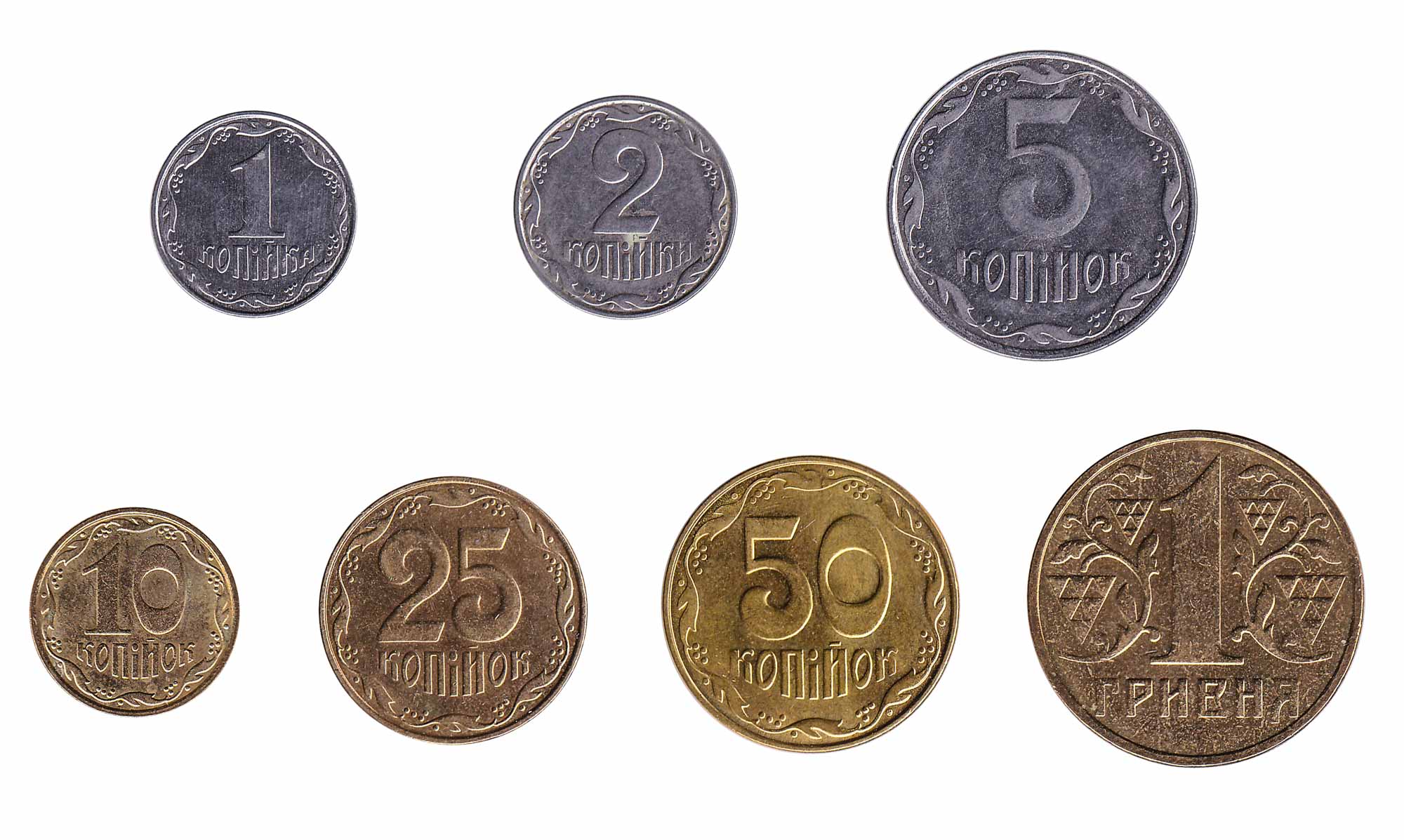 Ukrainian hryvnia coins