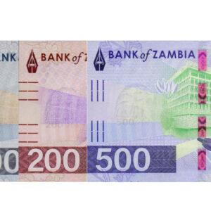 Currency Zambian Kwacha banknote series
