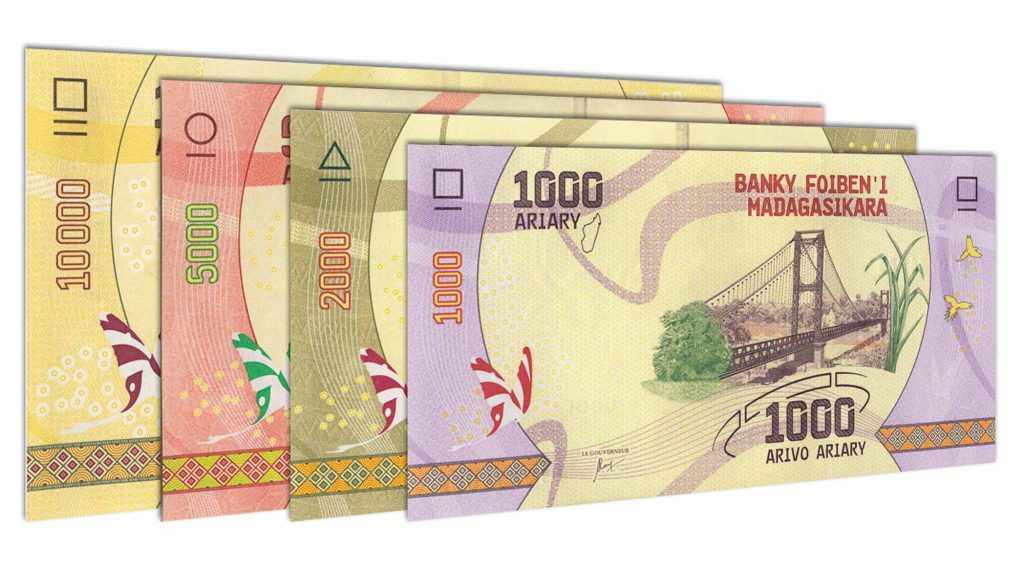 Malagasy ariary banknotes