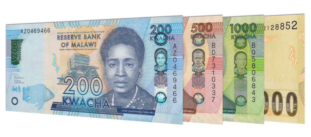 Malawian Kwacha banknotes