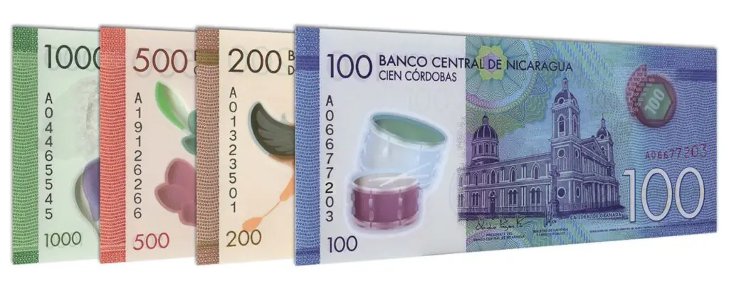 Current Nicaraguan Córdobas banknote series