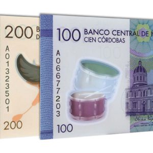 Nicaraguan córdoba banknotes