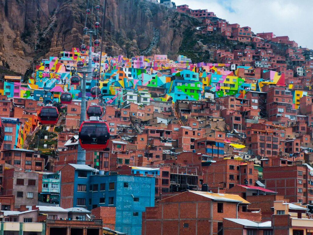 La Paz cable car, Bolivia