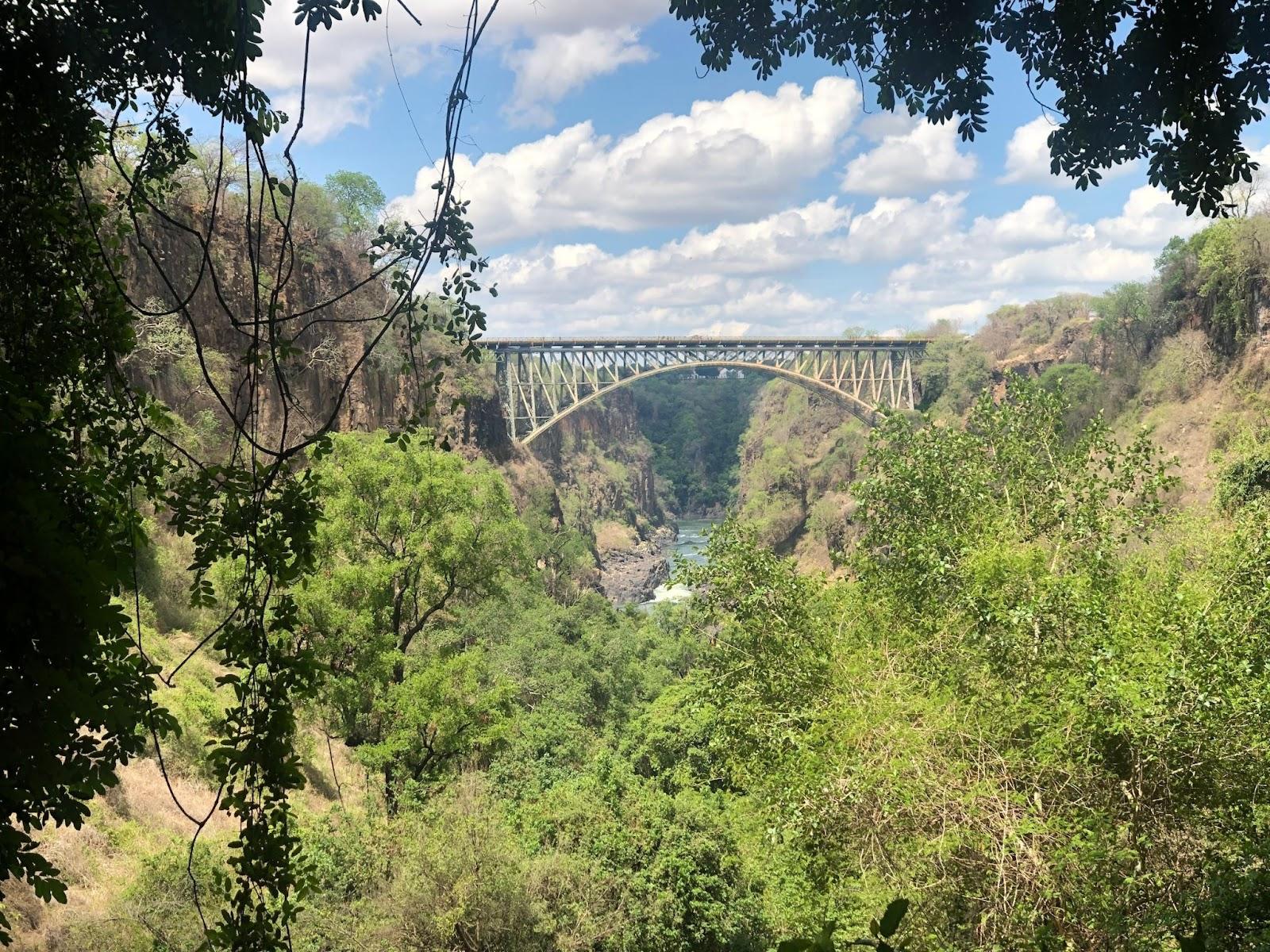 Victoria falls bridge Zambia