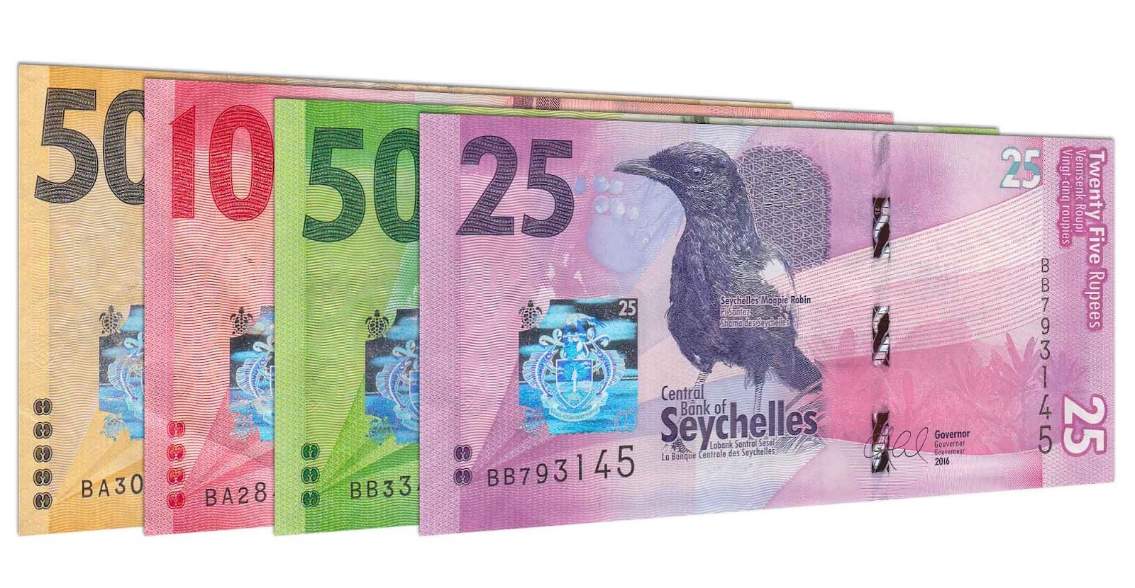 Buy Seychellois Rupees online - SCR delivered fast