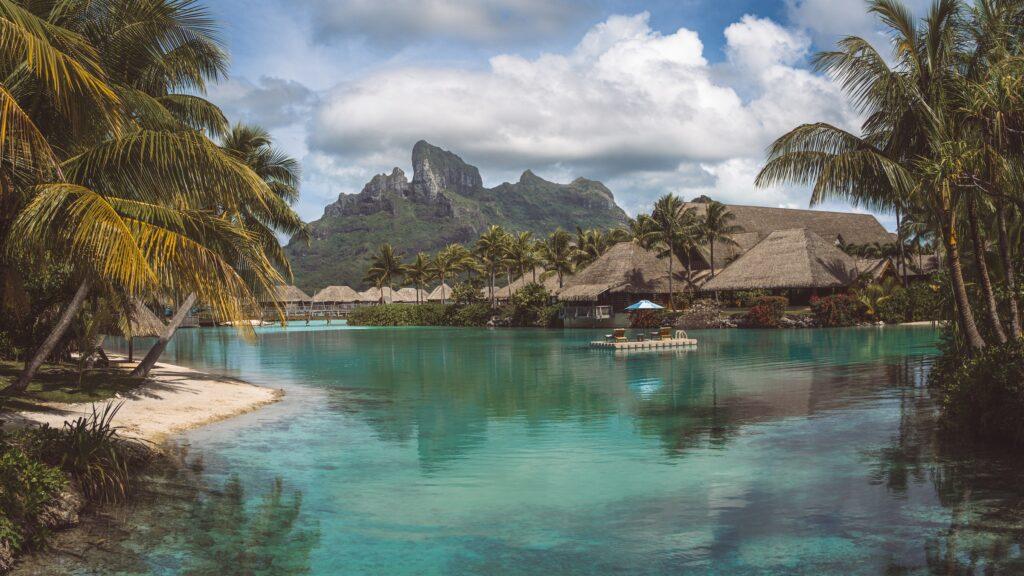The Four Seasons Hotel Bora Bora in French Polynesia