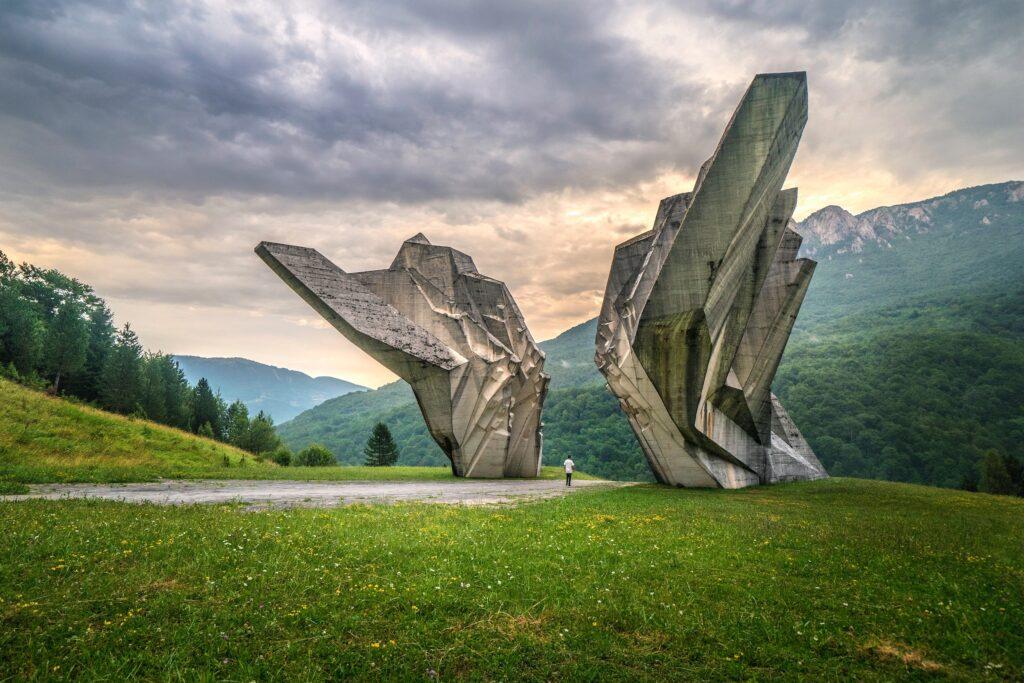 A Memorial Complex to the Battle of Sutjeska, in the Valley of Heroes.