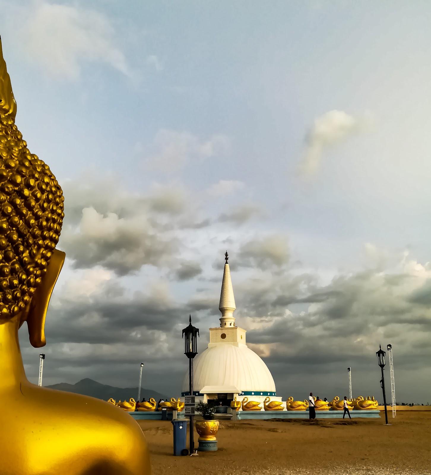 A Sri Lankan Buddhist temple. 