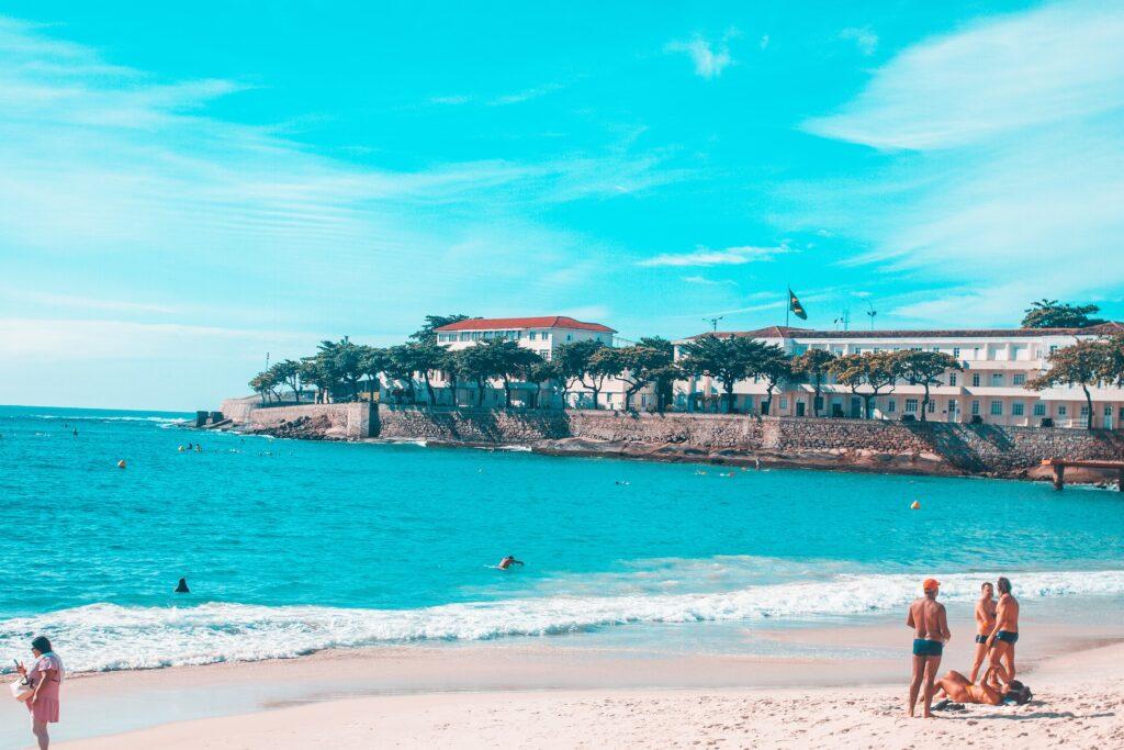 A beach in Salvador Bahia Brazil.