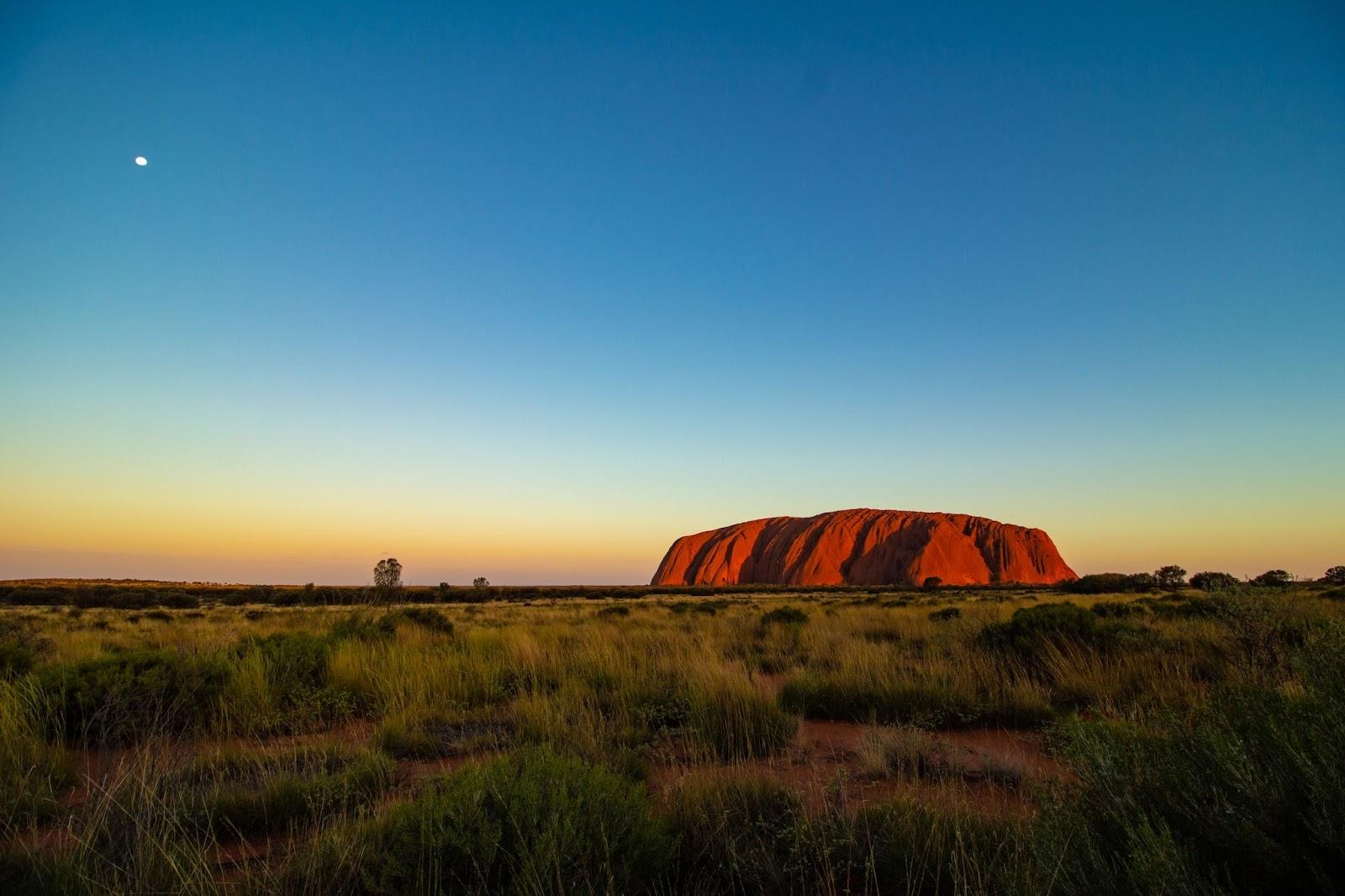 Uluru rock in Australia