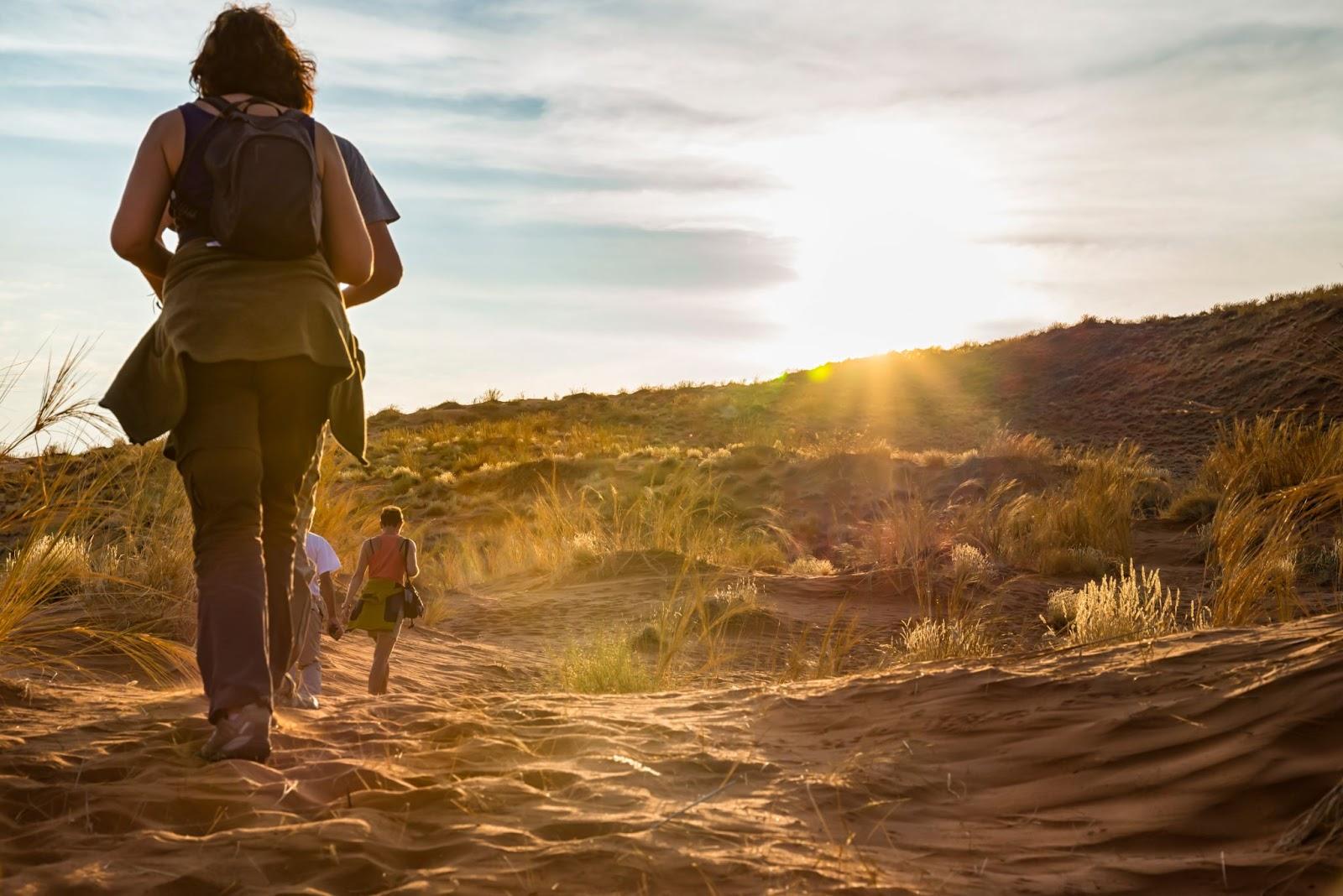 Trekking in Namibia