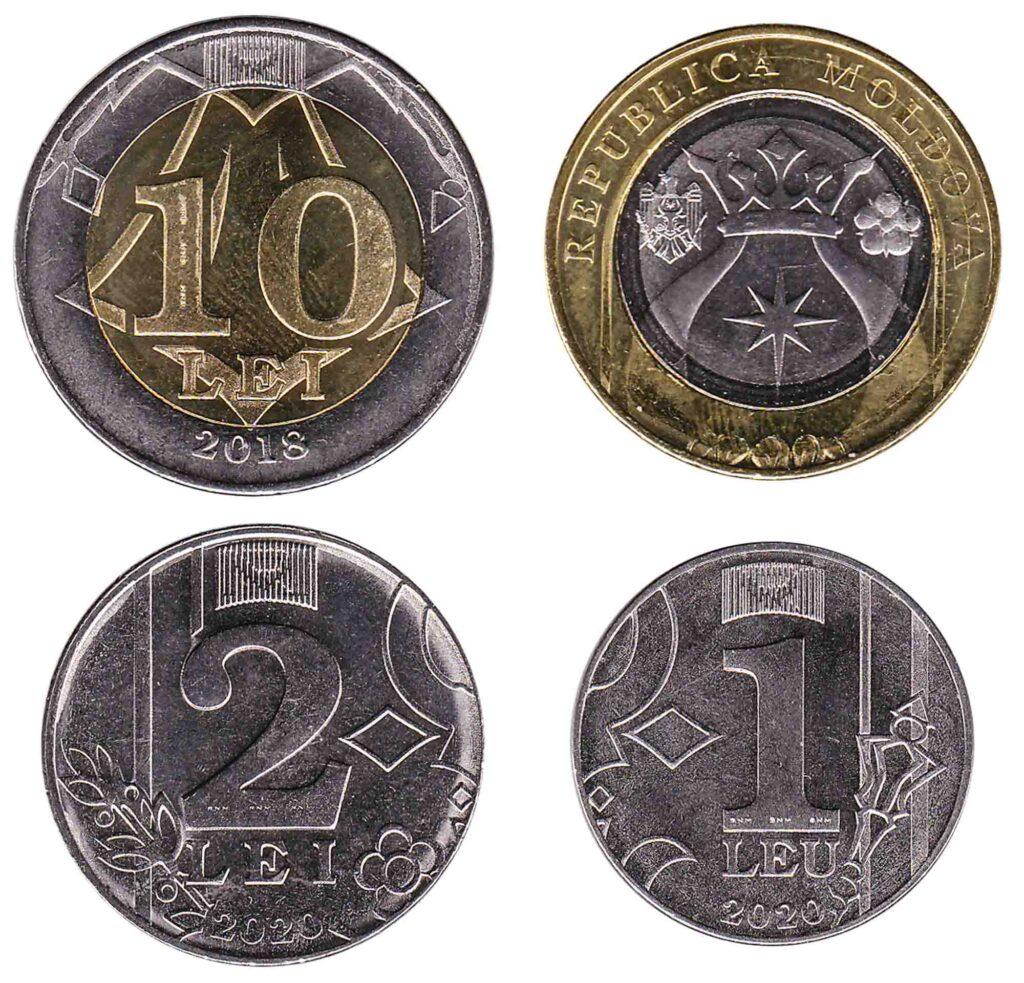 Moldovan leu coins
