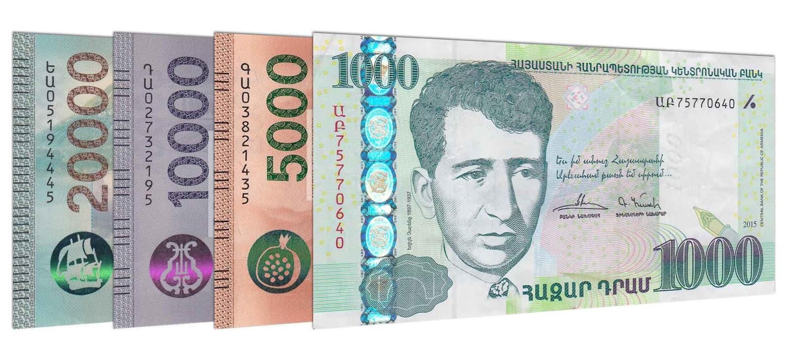 Armenian Dram banknote series