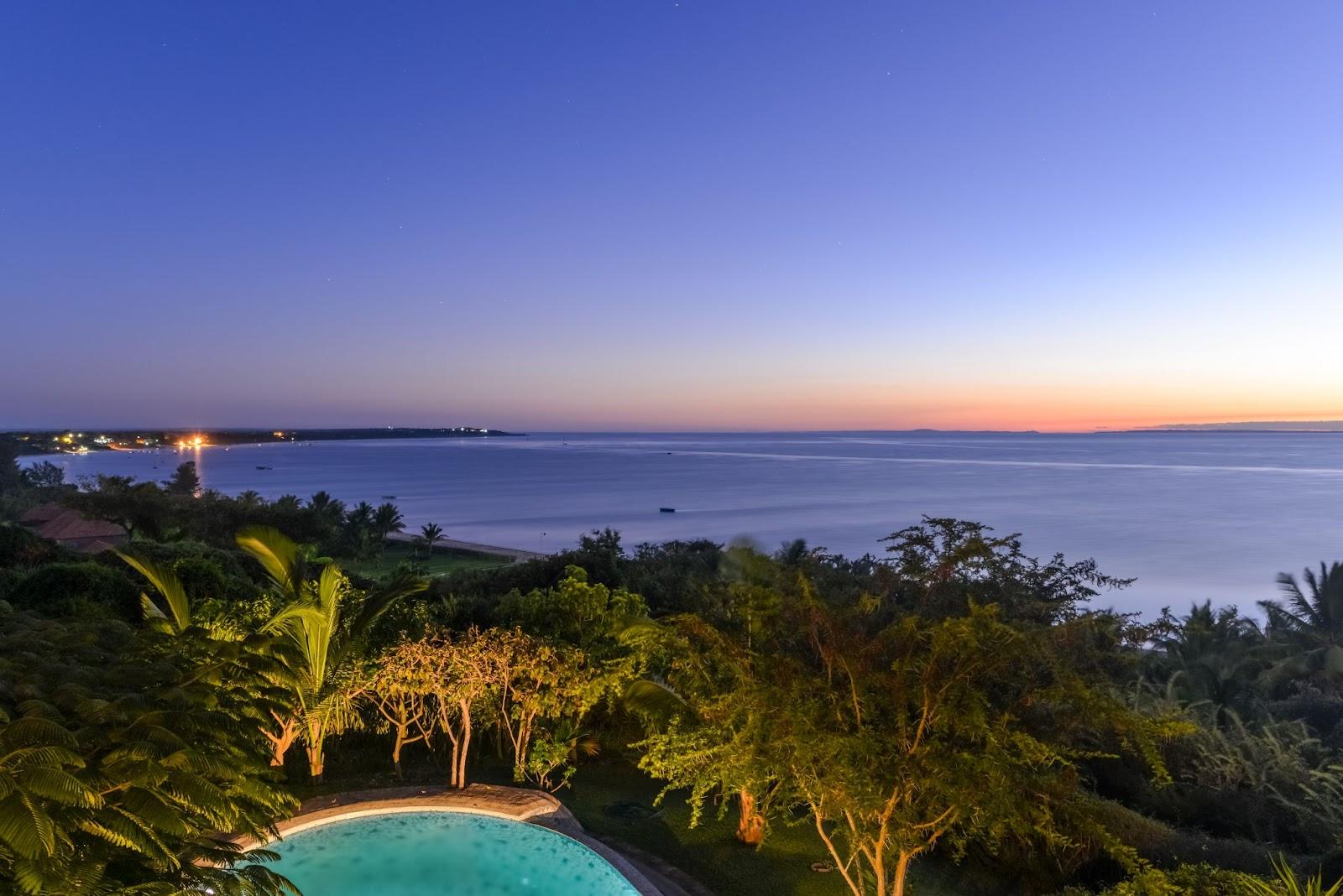 Tofo Beach in Vilankulo, Mozambique at sunrise.