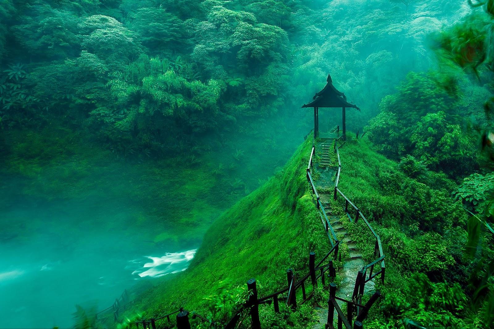 Waterfalls in Laos