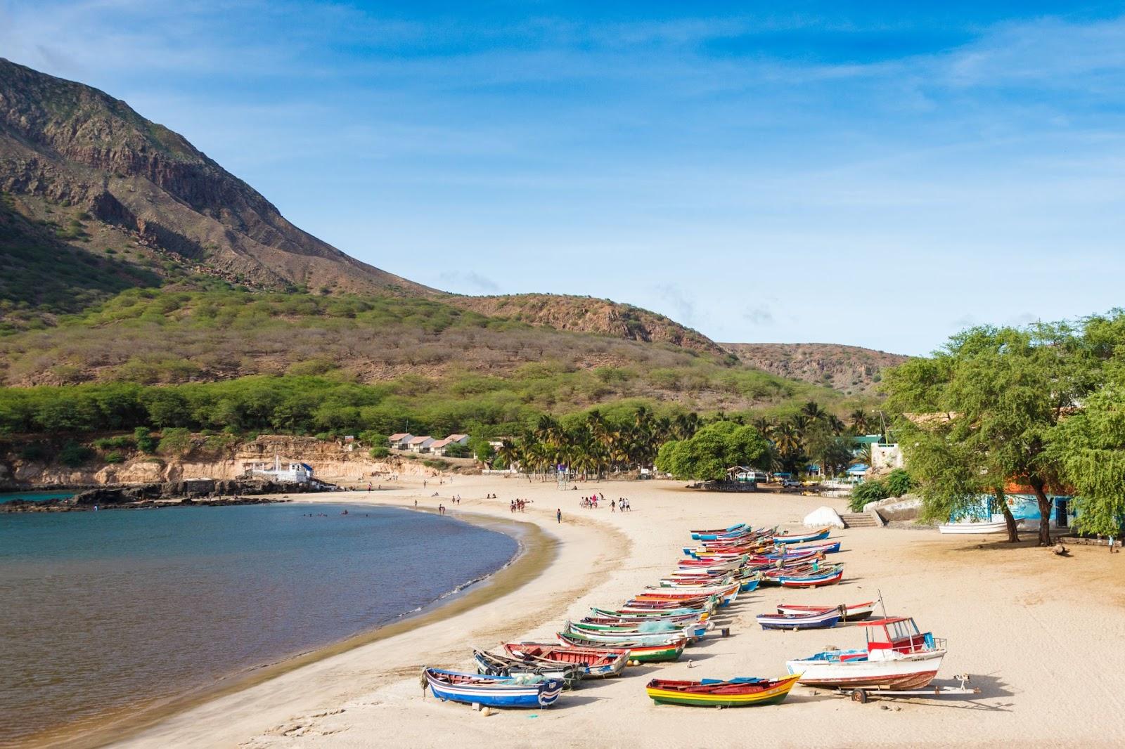 Tarrafal beach in Santiago island in Cape Verde - Cabo Verde